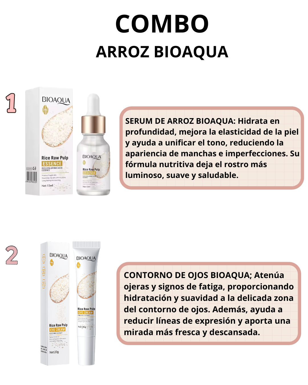 DUO DE ARROZ CONTORNO Y SERUM BIOAQUA