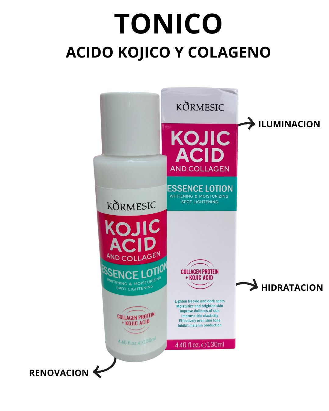 TONICO ACIDO KOJICO Y COLAGENO HIDROLIZA