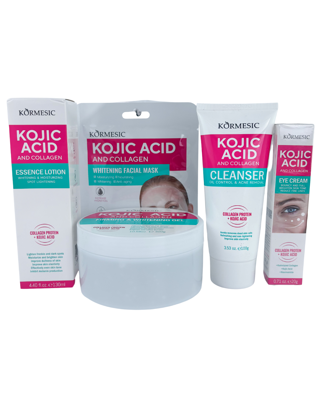 COMBO X 5 CON ACIDO KOJICO Y COLAGENO