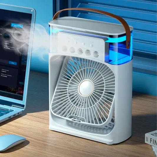 Ventilador Portatil Con Difusor De Agua
